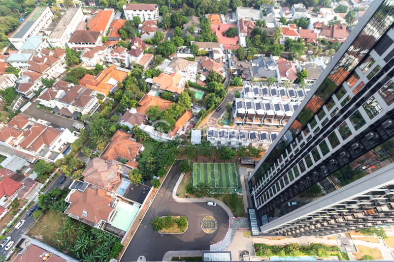 Balcony 1BR Fatmawati City Center Apartment at High Floor