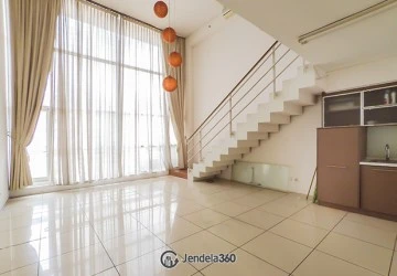 Living Room 1BR Apartment with city and sahid View at City Lofts Apartment