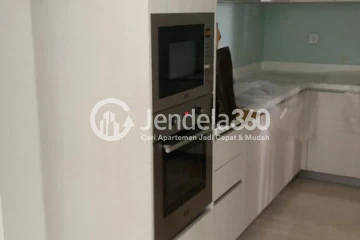 Kitchen Trendy 3BR Apartment High Floor with City View at The Kensington Royal Suites