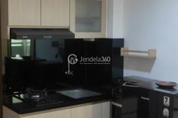 Kitchen Excellent 1BR Apartment Low Floor with City View at Kebagusan City Apartment