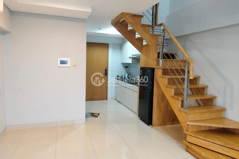 Living Room Maqna Residence 2BR View City