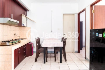 Kitchen High Floor 2BR Apartment with City View at Mediterania Garden Residence 1