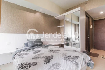 Bedroom Well Furnished Studio Apartment at Grand Dhika City Apartment Middle Floor