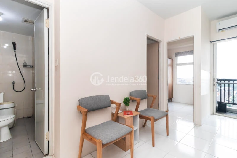 Living Room 2BR Apartment with  View at Kota Ayodhya Apartment