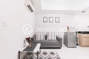 Living Room 1BR The Mansion Kemayoran Jasmine Apartment at Tower Capilano