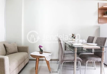 Living Room 2BR Bintaro Park View Apartment at Tower B