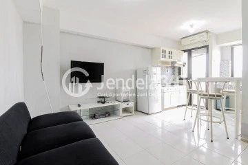 Living Room Spacious Fully Furnished 2BR Apartment Near Ragunan Zoo at Kebagusan City Apartment