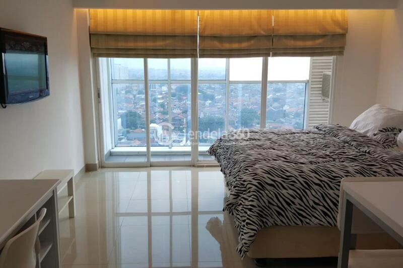 Bedroom Flawless Studio Apartment at Tamansari The Hive Tower B