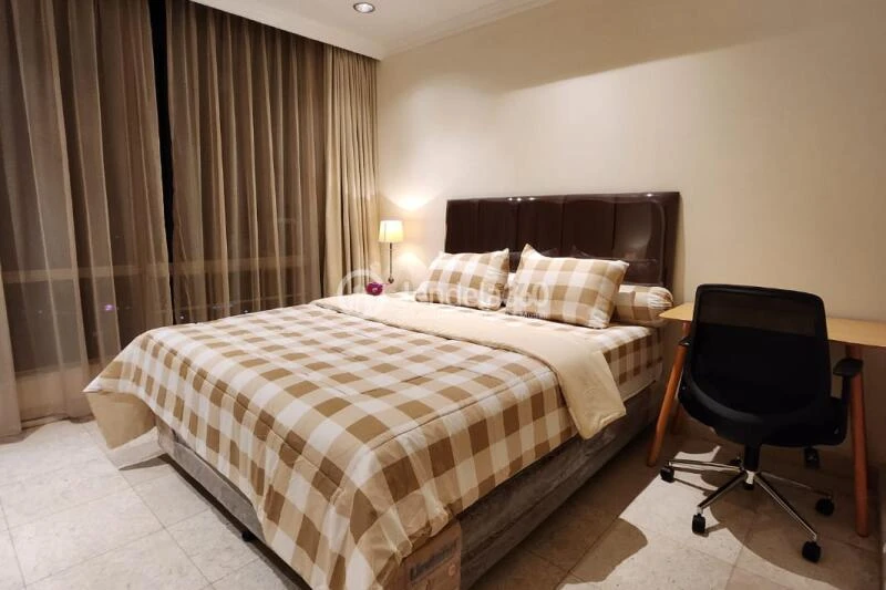 Bedroom 2 Fancy 3BR Apartment at Sudirman Mansion Apartment High Floor