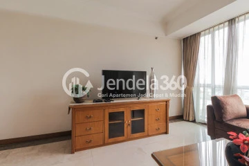 Living Room Relaxing 1BR Apartment at Casblanca Apartment Tower 1