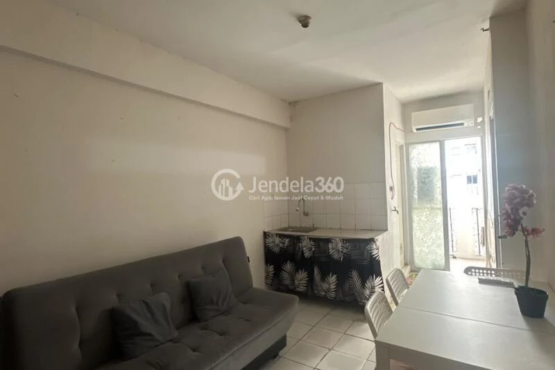 Living Room Low Floor 2BR Apartment with  View at Cibubur Village Apartment