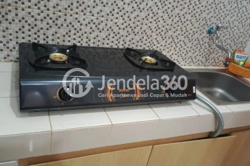 Kitchen Studio Apartment with City View at Dave Apartment