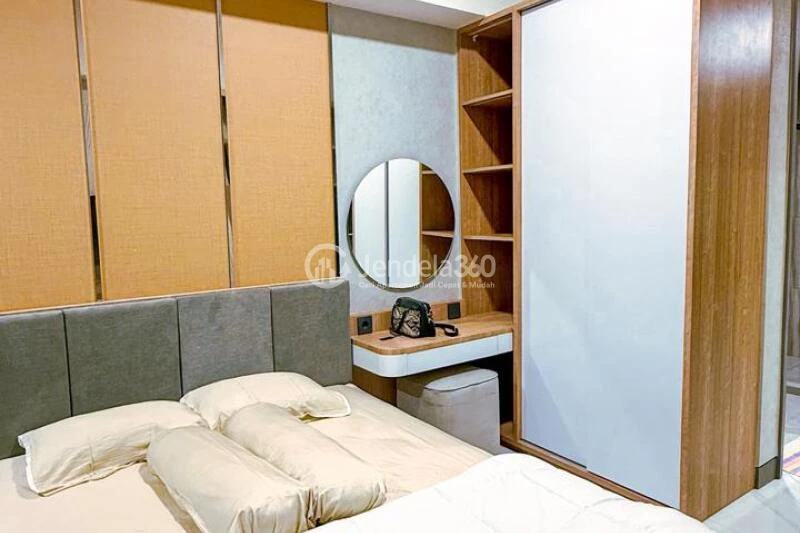 Bedroom High Floor Studio Apartment with  View at Pakuwon Residence Bekasi