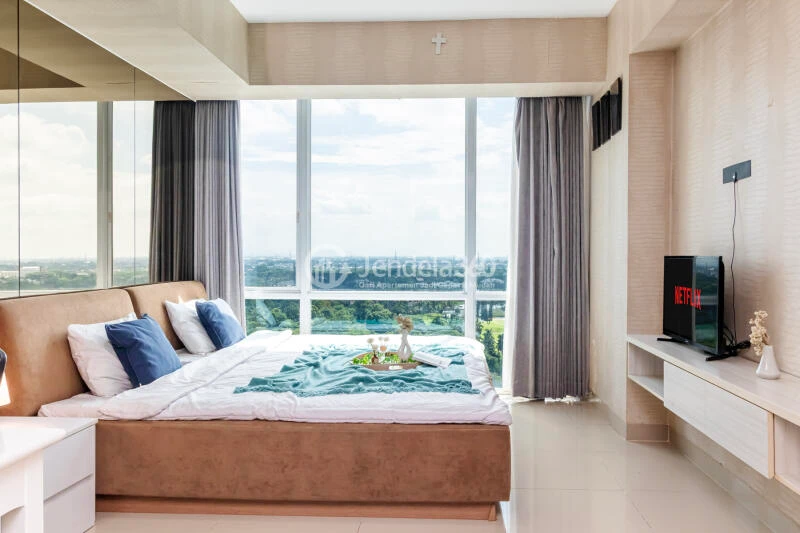 Bedroom Affordable Studio Apartment at U Residence Karawaci Apartment Close to Business Area