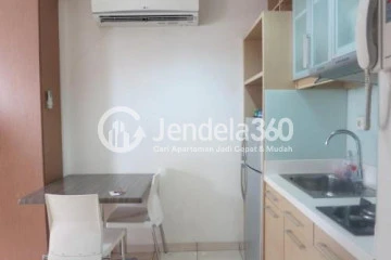 Kitchen Well Located 1BR Apartment Middle Floor with City View at Gardenia Boulevard Apartment