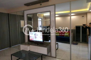 Living Room 3BR Apartment with City View at Bassura City Apartment