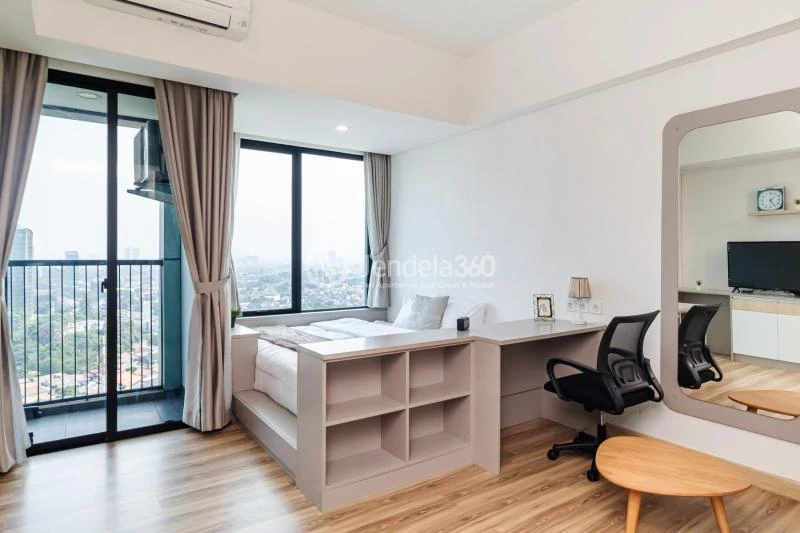 Bedroom Comfy Studio Apartment at Southgate Residence Tower Altuera