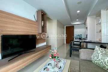 Living Room Modern 3BR Apartment Middle Floor with - View at Springhill Terrace Residence