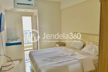 Bedroom Flawless Studio Apartment at Green Lake View Depok Apartment Low Floor