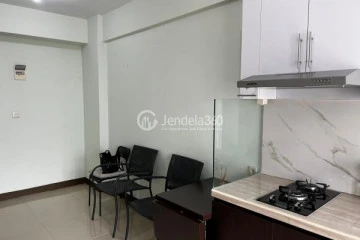 Living Room 1BR Bintaro Park View Apartment at Middle Floor