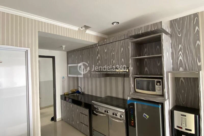 Living Room Relaxed 2BR Apartment Low Floor with  View at Park View condominium Depok