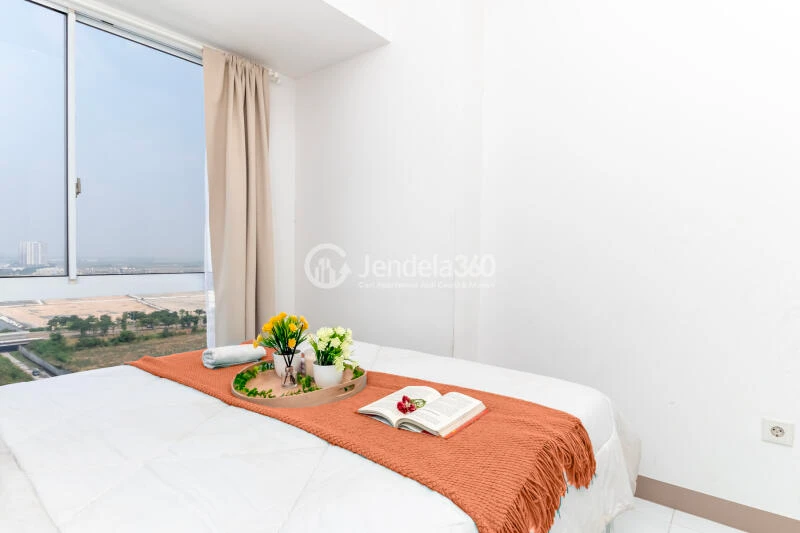 Bedroom 1 2BR Apartment with City View at Tokyo Riverside Apartment