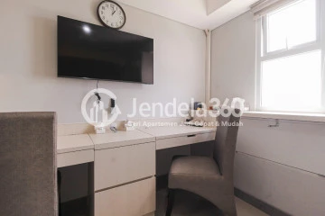 Bedroom Low Floor Studio Apartment with City View at Samesta Mahata Margonda Apartment