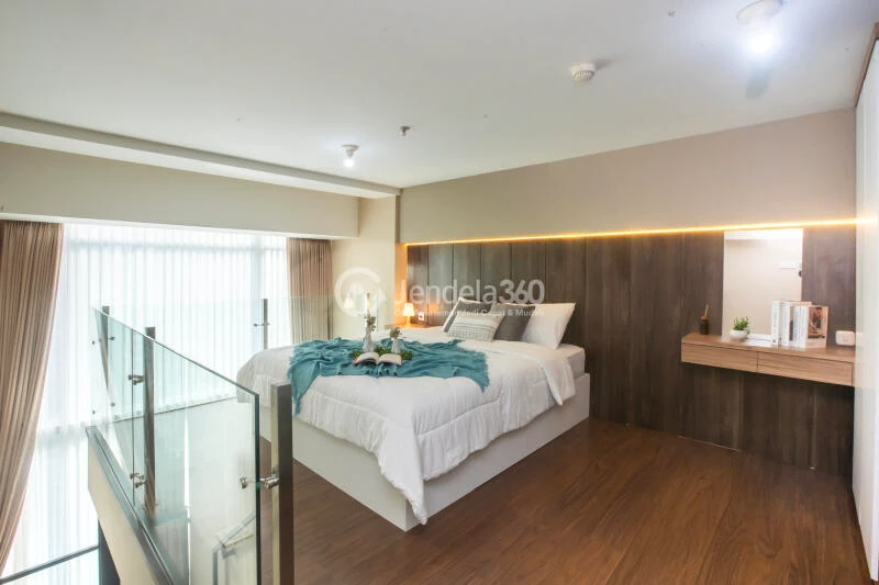 Bedroom Strategic Location 1BR Apartment High Floor with City View at U Residence Karawaci