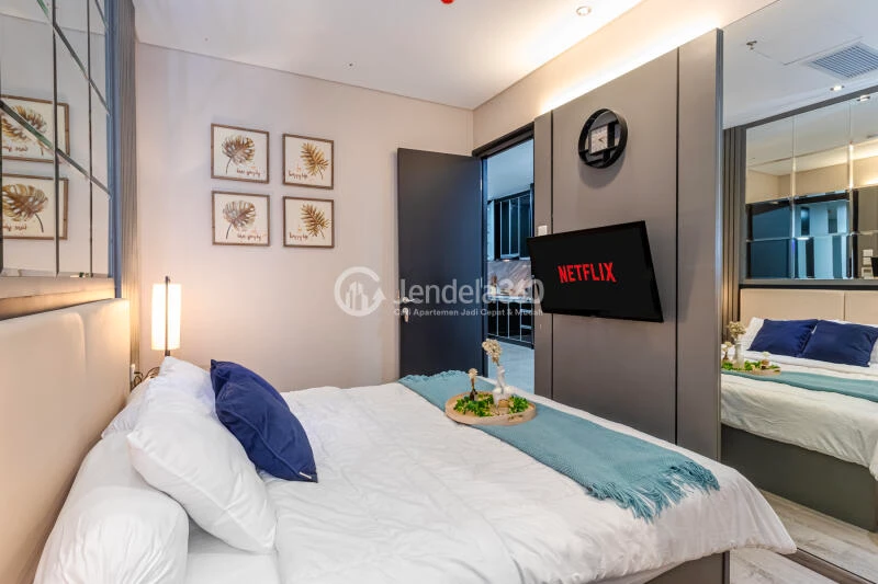 Bedroom 1 Elegant 3BR Apartment Middle Floor with City View at Sudirman Suites Jakarta