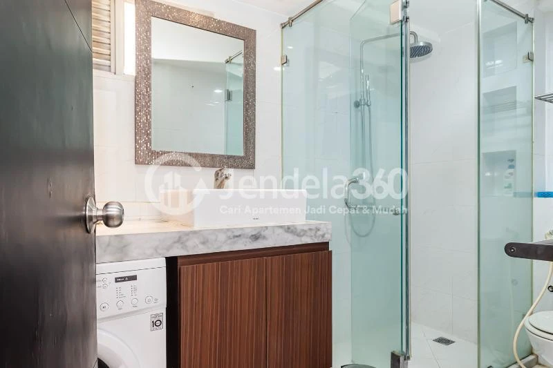Bathroom Fancy 2BR Apartment at The Wave Apartment Tower Coral
