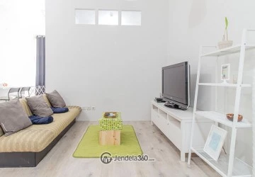 Living Room The 18Th Residence Taman Rasuna 1BR View Garden (Selatan)