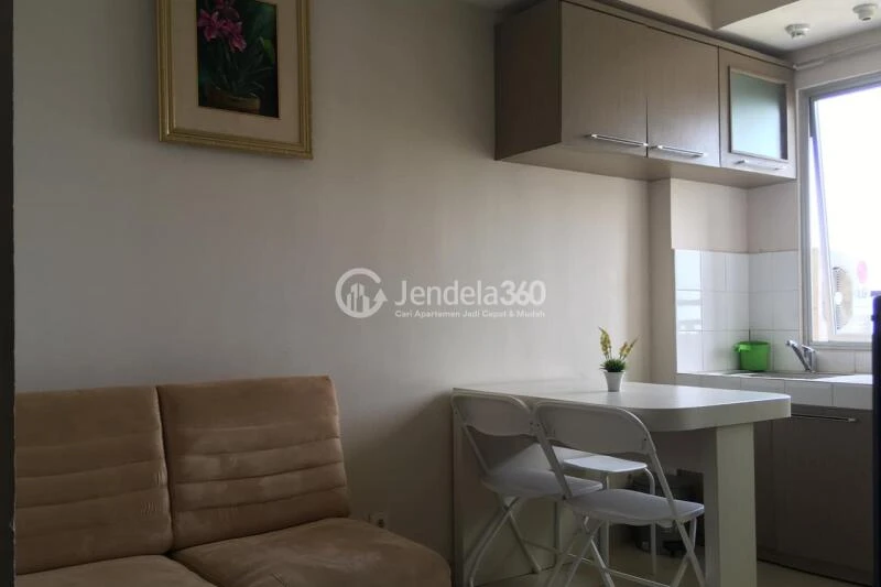 Living Room 2BR Sudirman Suites Bandung Apartment at Low Floor