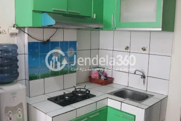 Kitchen 2BR Apartment with City View at East Park Apartment