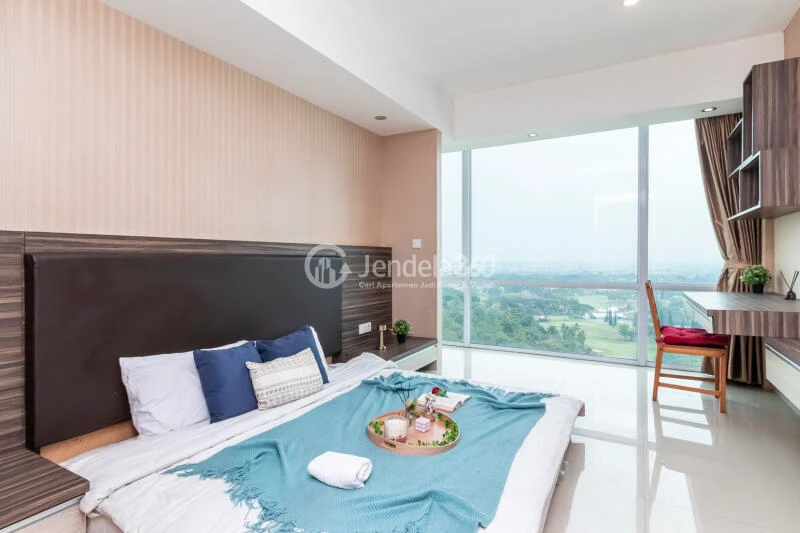 Bedroom Trendy 1BR Apartment at U Residence Karawaci High Floor