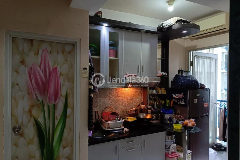 Kitchen 1BR Apartment with  View at Pancoran Riverside Apartment