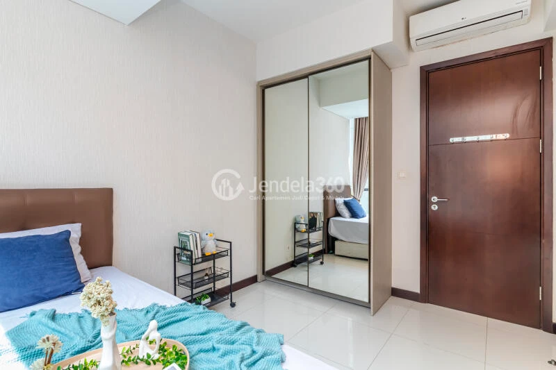 Bedroom 2 2BR Casa Grande Apartment at Low Floor Swimming Pool View