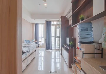 Kitchen Elpis Residences Apartment Studio View City