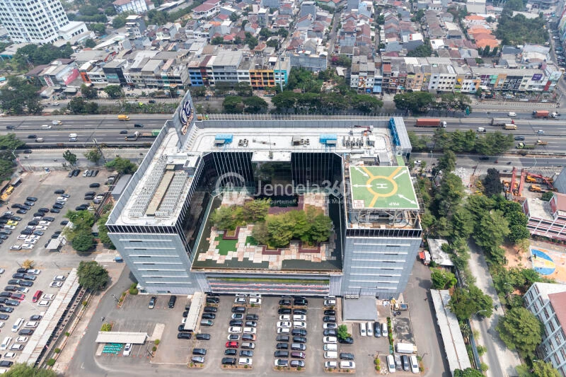 Balcony Studio Apartment with city View at Puri Orchard Apartment