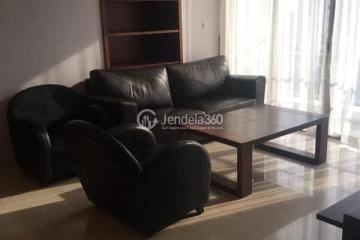 Living Room Well Located 3BR Apartment Low Floor with  View at Sudirman Mansion Apartment