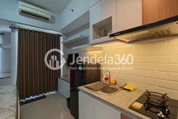 Kitchen Modern Studio Apartment Low Floor with  View at Taman Melati Sinduadi Apartment