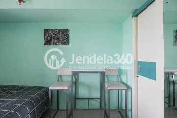 Dining Room A Realxing Studio Apartment with Amazing Scenery at Bintaro Park View
