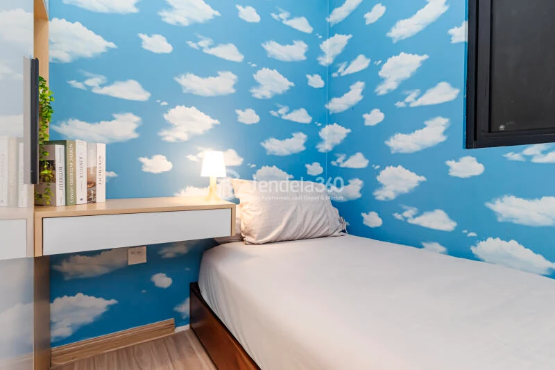 Bedroom 3 3BR Apartment with  View at Sky House BSD Apartment