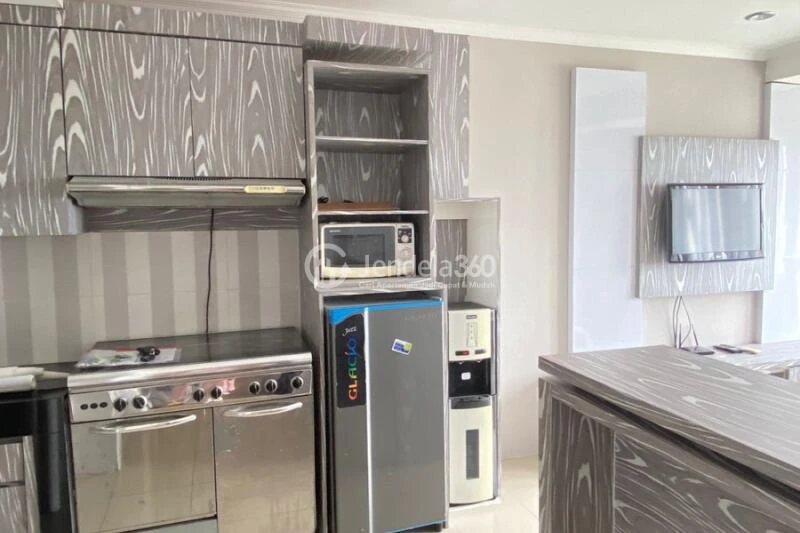 Living Room Relaxed 2BR Apartment Low Floor with  View at Park View condominium Depok