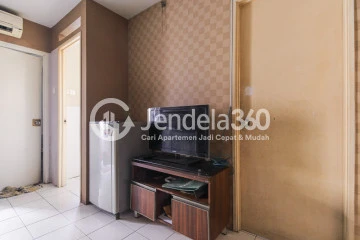 Living Room Middle Floor 2BR Apartment Close to Train Station at Kalibata City Apartment Tower Ebony