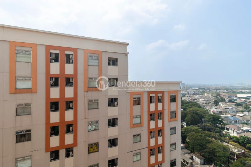 Balcony Cozy 2BR Apartment at Gading Nias Apartment Tower Dahlia