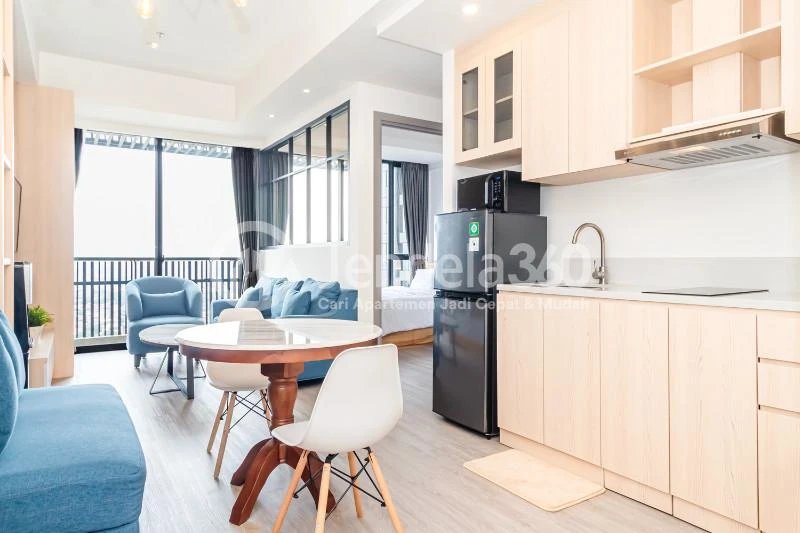 Dining Room Good Deal 2BR Apartment High Floor with City view View at Fatmawati City Center Apartment