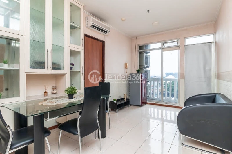 Living Room 3BR Apartment with  View at Casablanca Mansion