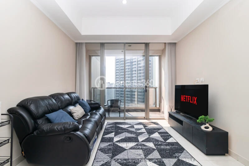 Living Room 3BR Taman Anggrek Residence Apartment at Tower Beech
