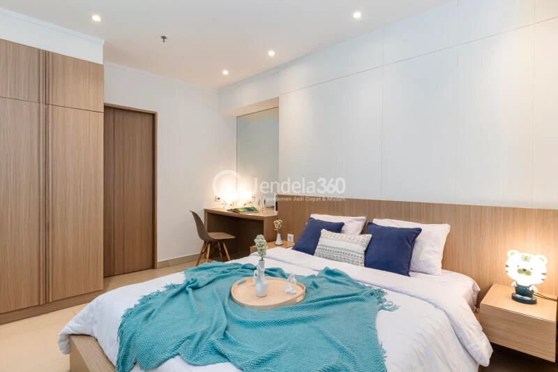 Bedroom 1 Tidy 2BR Apartment Low Floor with  View at Sahid Sudirman Residence