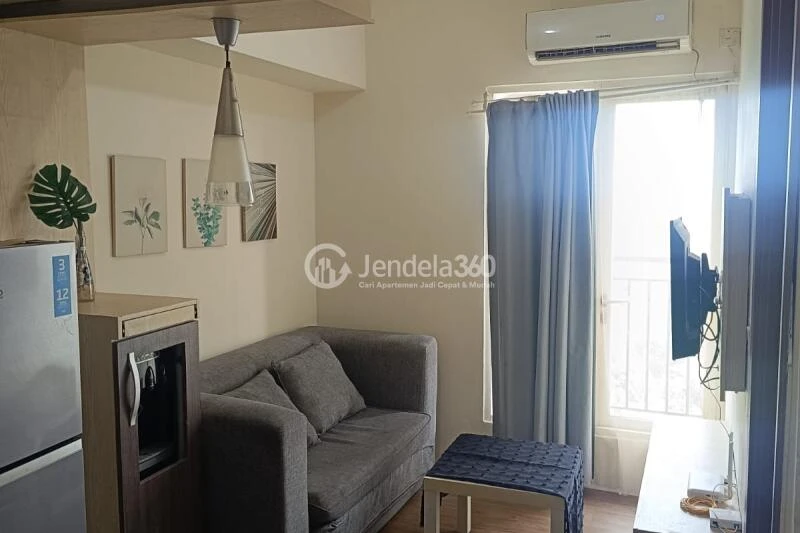 Living Room 2BR Podomoro Golf View Apartment at Low Floor
